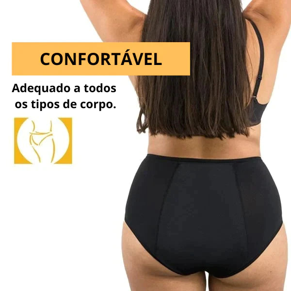 Calcinha Absorvente UltraConfort - BLACK FRIDAY COMPRE 3 LEVE 5 - [KIT 5 UNIDADES]